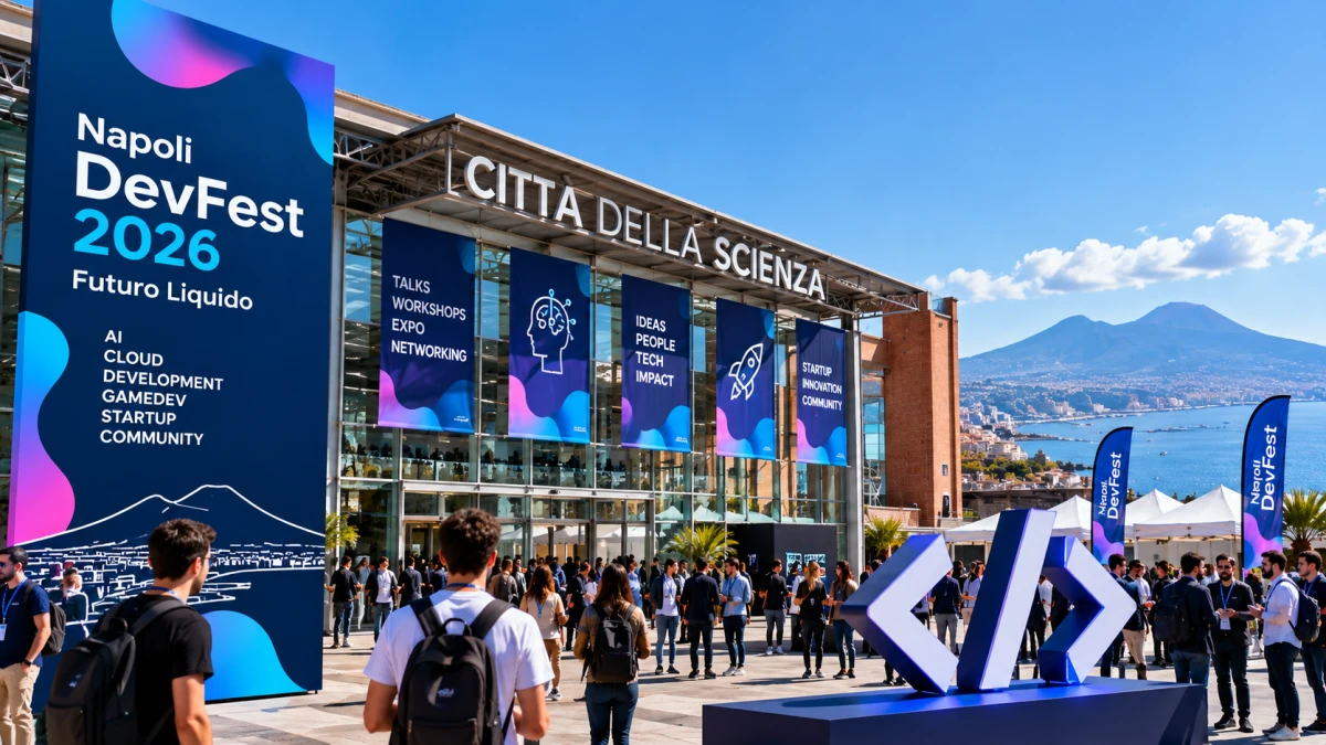 Napoli DevFest 2026: AI, startup e tecnologia alla Città della Scienza