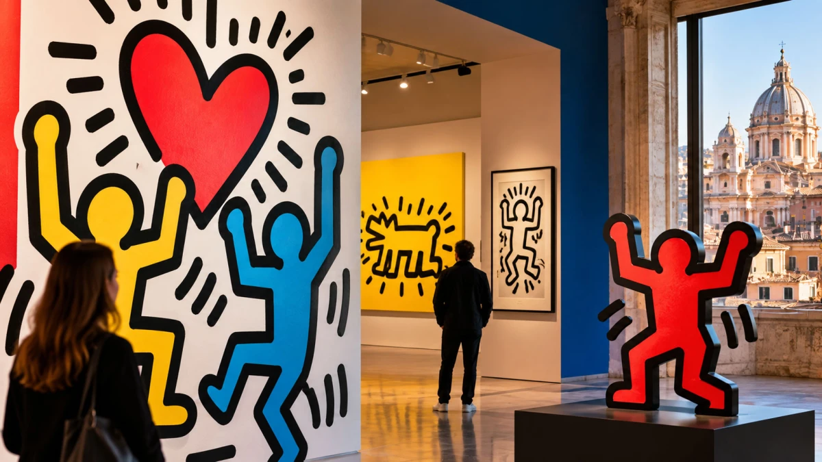Keith Haring a Roma: oltre 140 opere in mostra a Palazzo Braschi