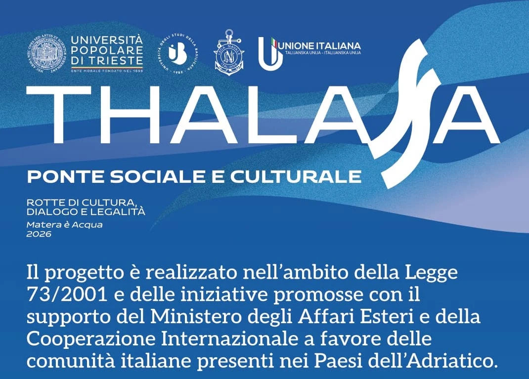 Thalassa 2026 a Matera: cultura, dialogo e comunità tra le due sponde dell’Adriatico