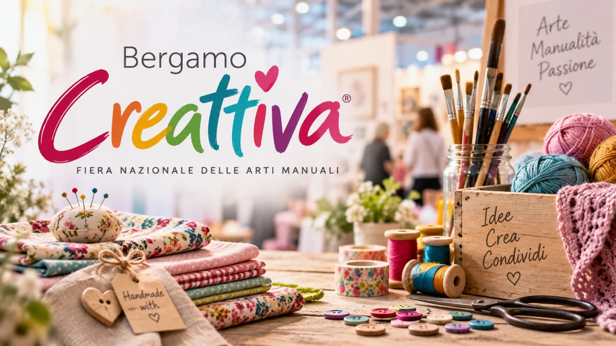 Bergamo Creattiva 2026: la Fiera delle Arti Manuali