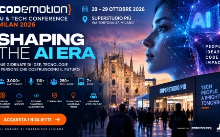 Codemotion AI & Tech Conference Milan 2026: Shaping the AI Era