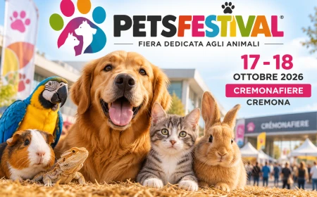 Petsfestival 2026 a Cremona: due giorni dedicati agli animali e alle famiglie