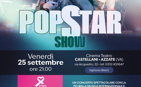 Il PopStar Show apre l’Ottobre…non solo Rosa della Bcc di Busto Garolfo e Buguggiate: ad Azzate musica, spettacolo e prevenzione il 25 settembre