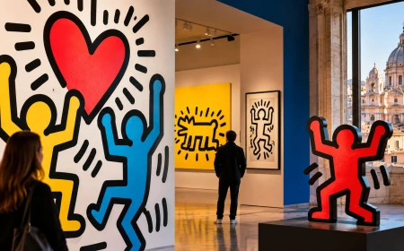 Keith Haring a Roma: oltre 140 opere in mostra a Palazzo Braschi