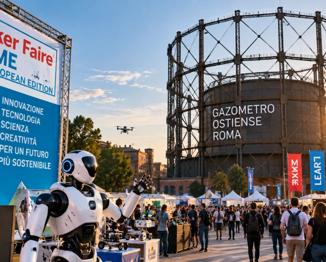 Maker Faire Rome 2026: tecnologia, AI e innovazione al Gazometro