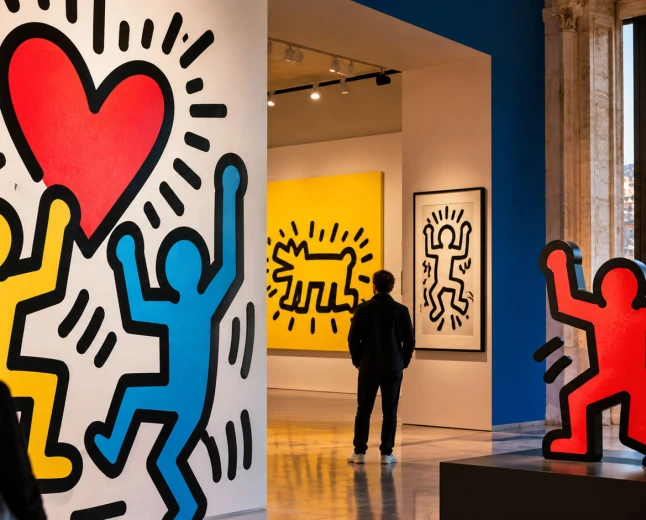 Keith Haring a Roma: oltre 140 opere in mostra a Palazzo Braschi