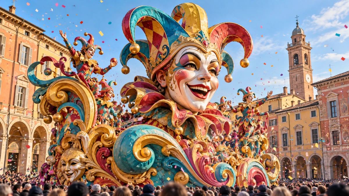 Carnevale di Cento 2027: carri, colori e spettacolo