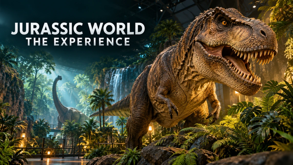 Jurassic World: The Experience a Milano, un viaggio tra i dinosauri
