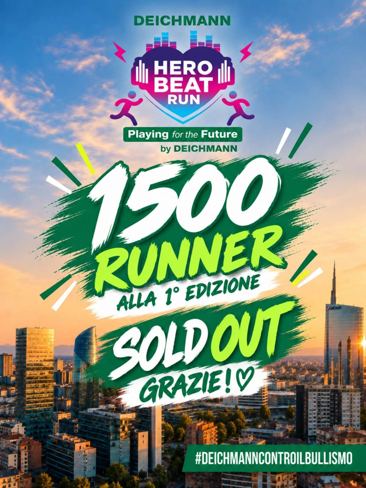 HERO BEAT RUN 2026: sold out all’Idroscalo di Milano con 1.500 partecipanti