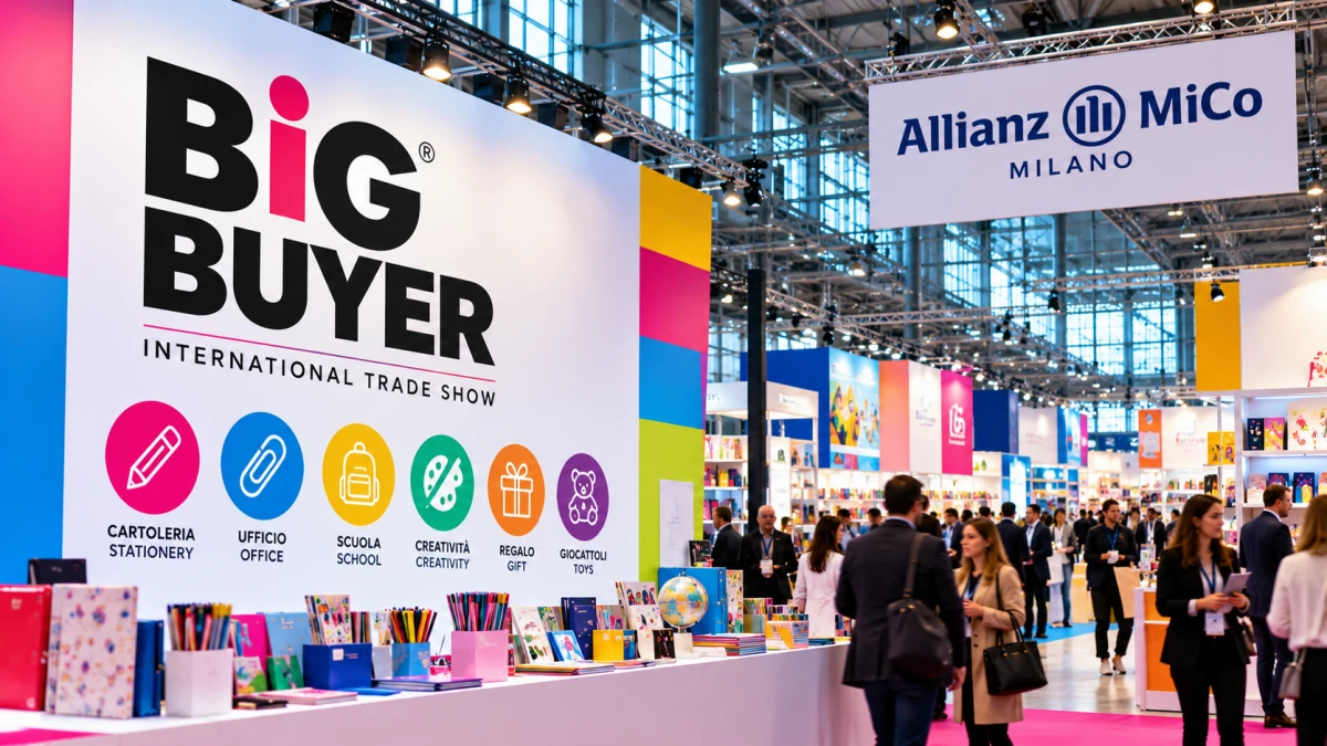 BIG BUYER 2026 a Milano: cartoleria, ufficio, creatività e giocattolo