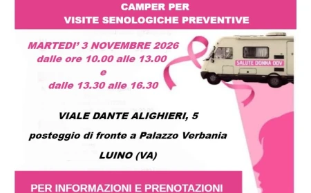 Tumore al seno, 40 visite preventive gratuite a Luino il 3 novembre: la Bcc di Busto Garolfo e Buguggiate, appena arrivata già si impegna per le residenti