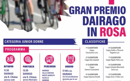 Primo Gran Premio Ciclismo Dairago in Rosa 11 ottobre: il debutto è internazionale, al via anche atlete da Francia e Svizzera 