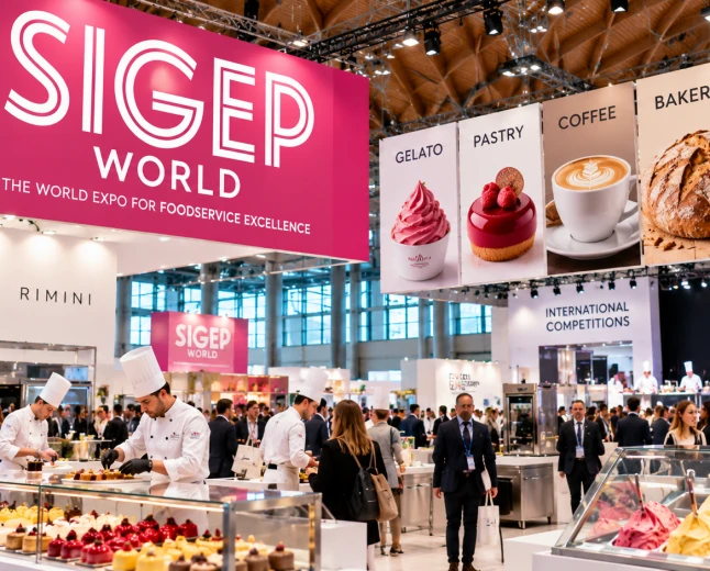 SIGEP World 2027 a Rimini: gelato, pasticceria, caffè, bakery e pizza