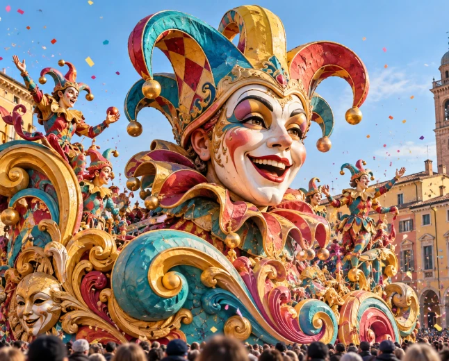 Carnevale di Cento 2027: carri, colori e spettacolo